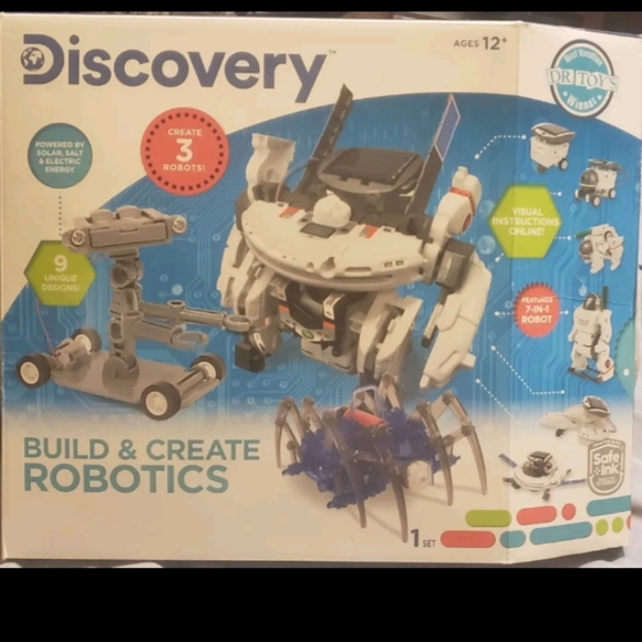 Build and Create Robotics, Create 3 Robots (New Open Box) By Discovery - Picture 2 of 11